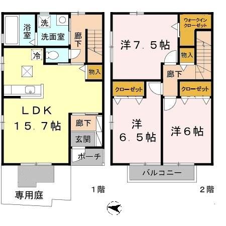  間取り図写真