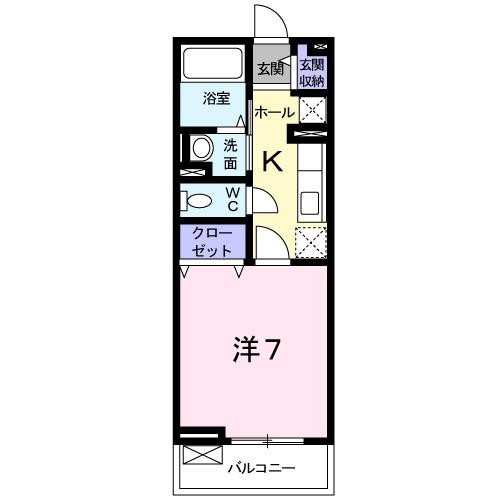 ブリーゼＫ（202） 間取り図画像