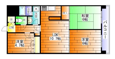  間取り図写真