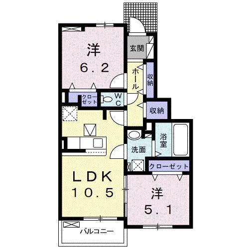 エル　モンテ（104） 間取り図画像