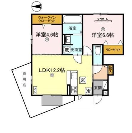 プリムローズヴィラ（101） 間取り図画像