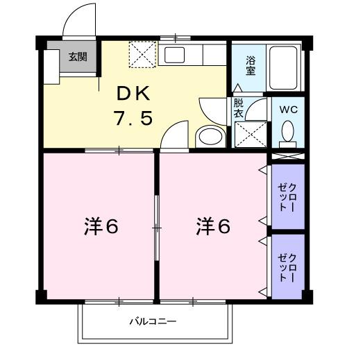 エル・ガーデンＡ（202） 間取り図画像