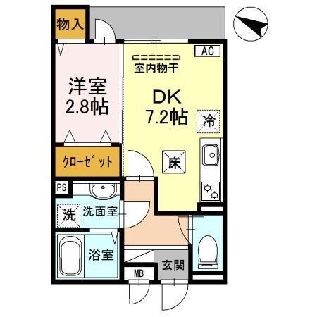 Audrey（105） 間取り図画像