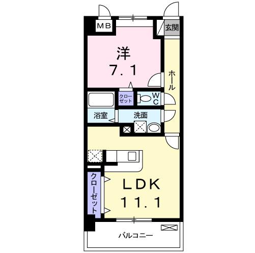 ヴィダ・アルボレス（205） 間取り図画像