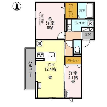 Euphoria籠池通（201） 間取り図画像