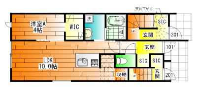  間取り図写真