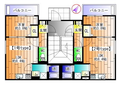  間取り図写真