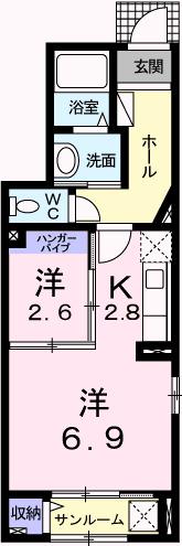 フィオーレ西庄Ａ（101） 間取り図画像