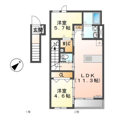  間取り図写真