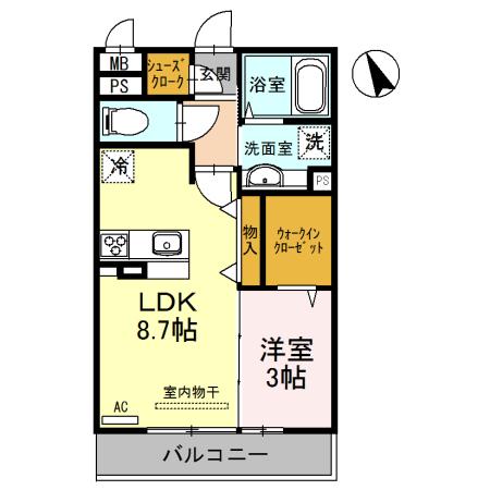 メゾンドールＭ（203） 間取り図画像