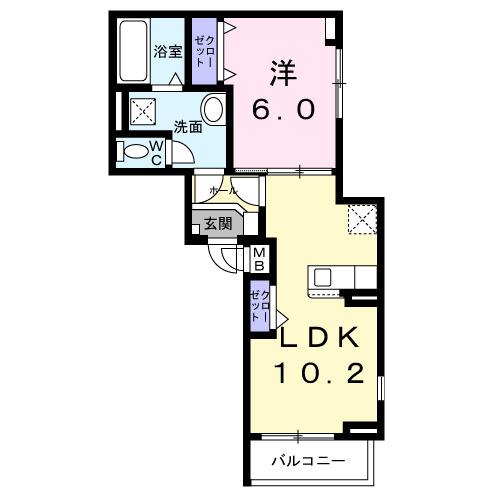 シャインⅡ（302） 間取り図画像