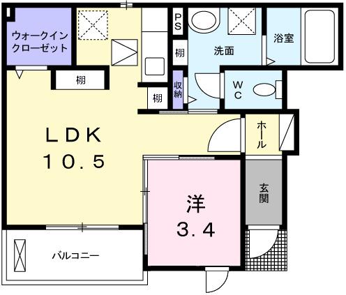 エンジェル　コート（102） 間取り図画像