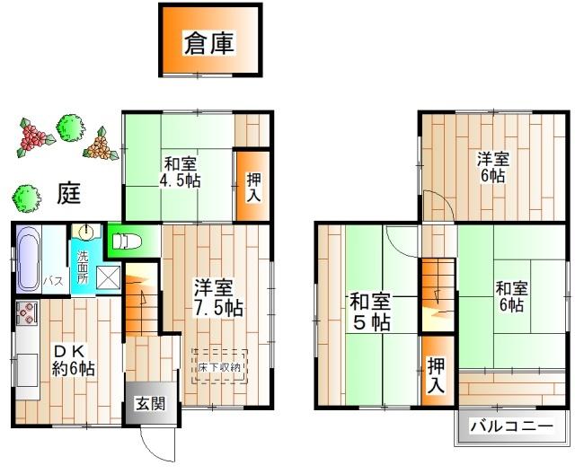  間取り図写真