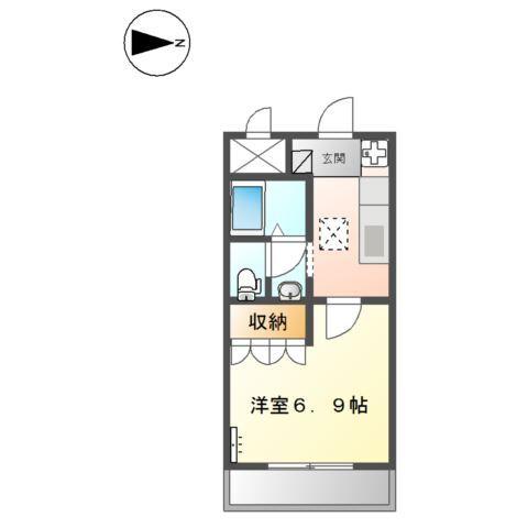 ヴィレッジ熊見 間取り図画像