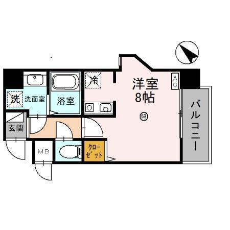 ONLY　ONE小花Ⅱ（405） 間取り図画像
