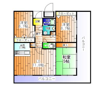  間取り図写真