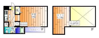 Reef（101） 間取り図画像