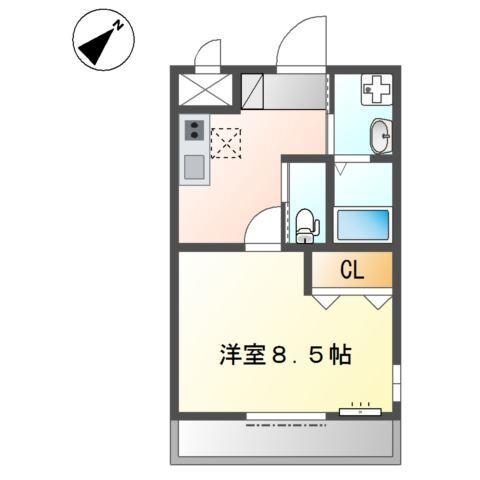 フルール宝殿 間取り図画像