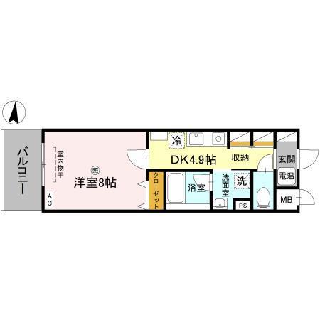 TAISHI CUBE（103） 間取り図画像