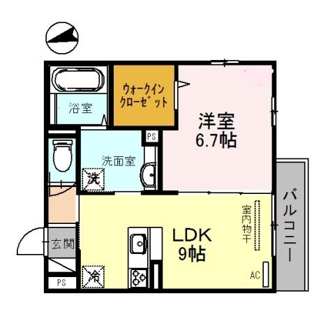 ヴェルデール・ヴィラ（201） 間取り図画像