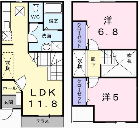メゾン・レリア（103） 間取り図画像