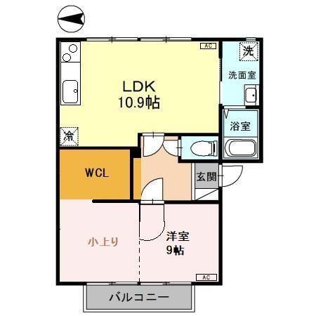 フレグランス　メイビー　A棟（105） 間取り図画像