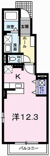 エクセラン則直Ⅲ（105） 間取り図画像