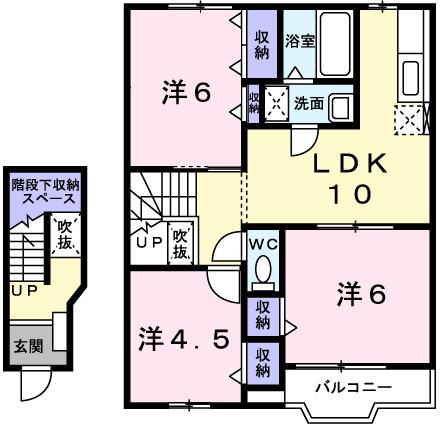 サンセ−ル　Ⅱ（202） 間取り図画像