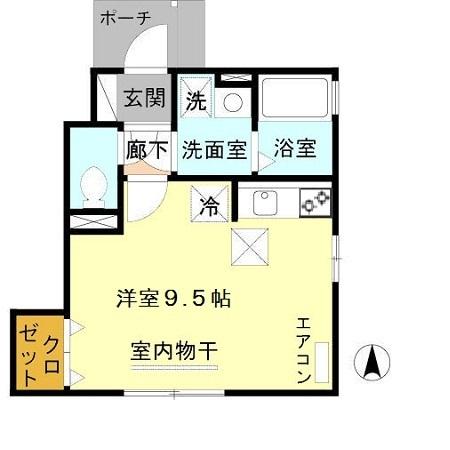 すみれハウス（101） 間取り図画像