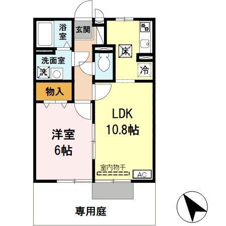 プラシード（103） 間取り図画像