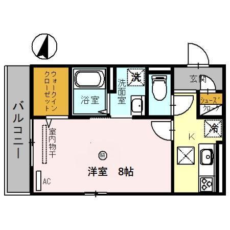 スチール立山（103） 間取り図画像
