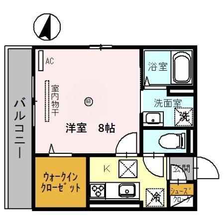 スチール立山（105） 間取り図画像