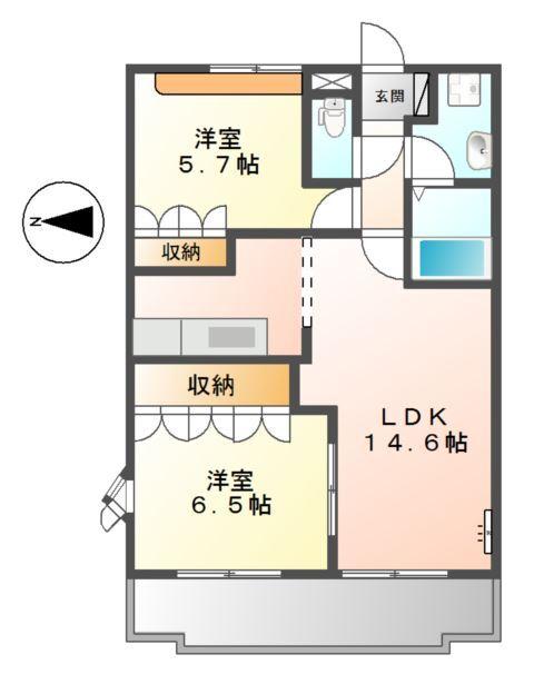 パークアヴェニュー 間取り図画像