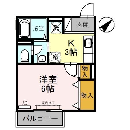 ウィステリア（202） 間取り図画像