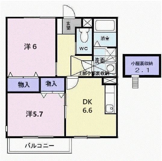 サンセールⅢ（204） 間取り図画像