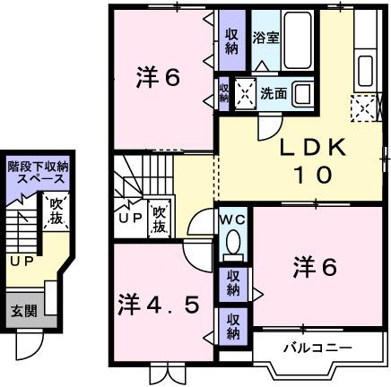 シティアークⅡ（202） 間取り図画像