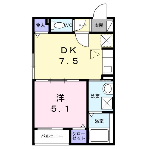 ネオイースト（102） 間取り図画像