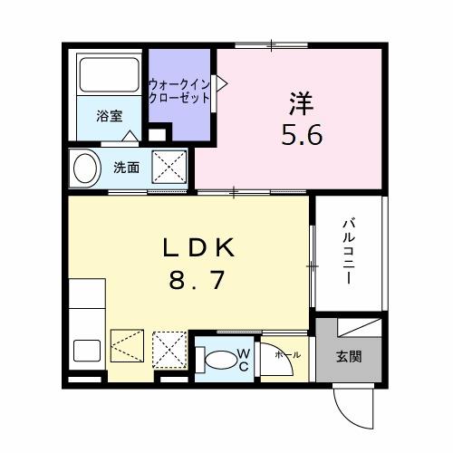 ネオイースト（101） 間取り図画像