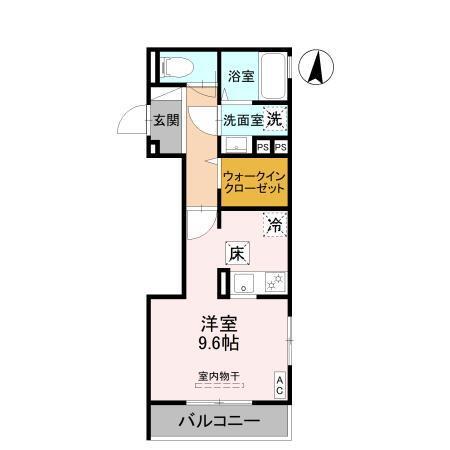 グリューネ塚口（102） 間取り図画像