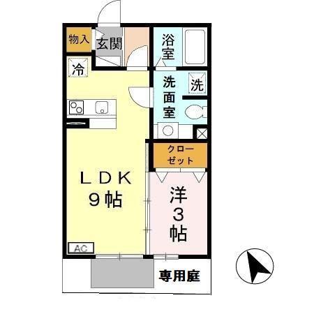 石がけ五番館（107） 間取り図画像