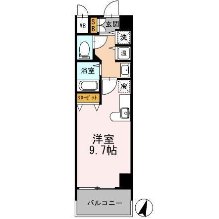 カスタリア三宮（0406） 間取り図画像