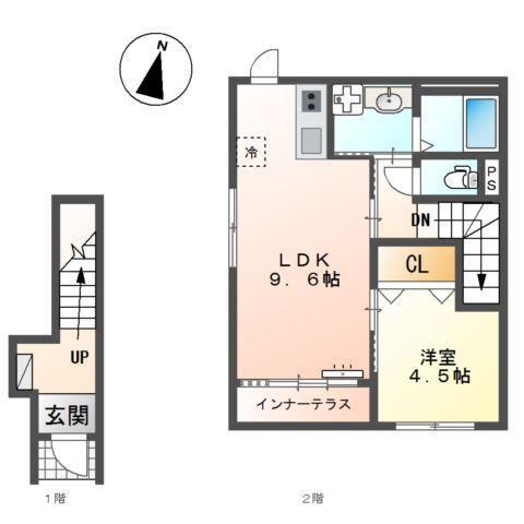 クレスト・若宮 間取り図画像