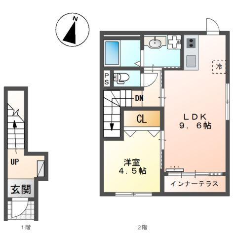 クレスト・若宮 間取り図画像