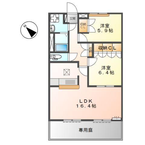 サンフラッシュ 間取り図画像