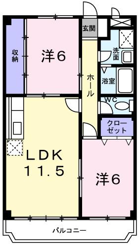 シャトル永井（102） 間取り図画像