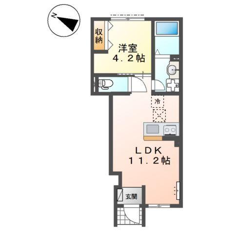 ベルード篠山口 間取り図画像