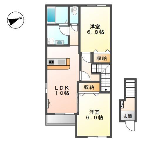 コートダイヤ 間取り図画像