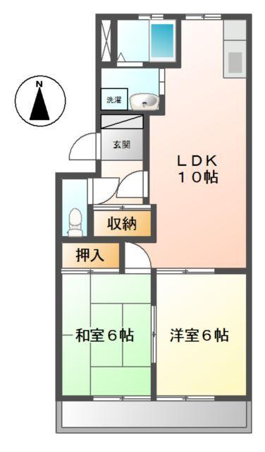 エコーハイツエム 間取り図画像
