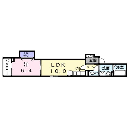 エラン　パティオ（102） 間取り図画像