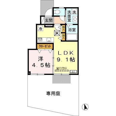 ラフィーネ林Ⅲ（106） 間取り図画像